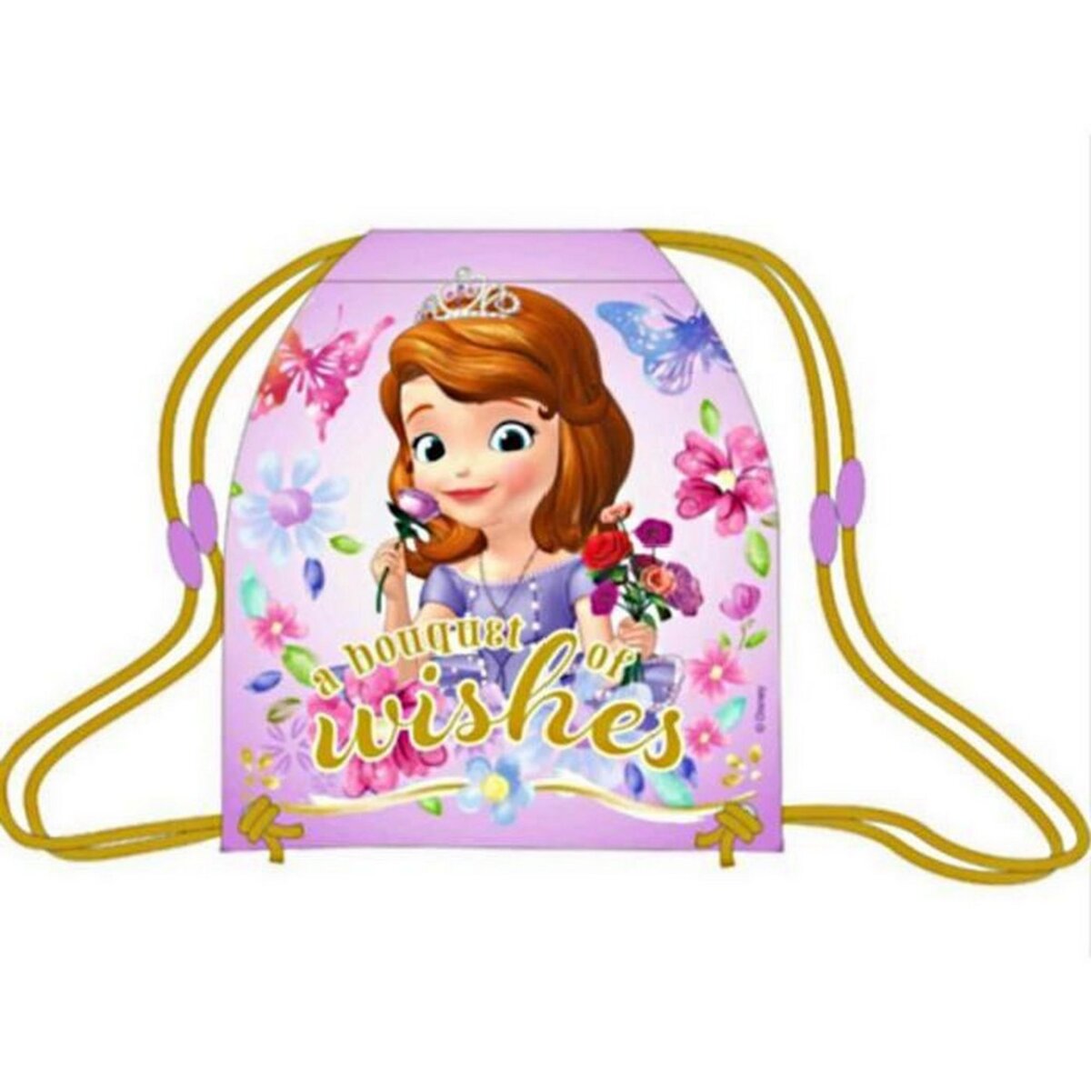 Sac souple La Princesse Sofia sac a dos tissu pas cher Auchan