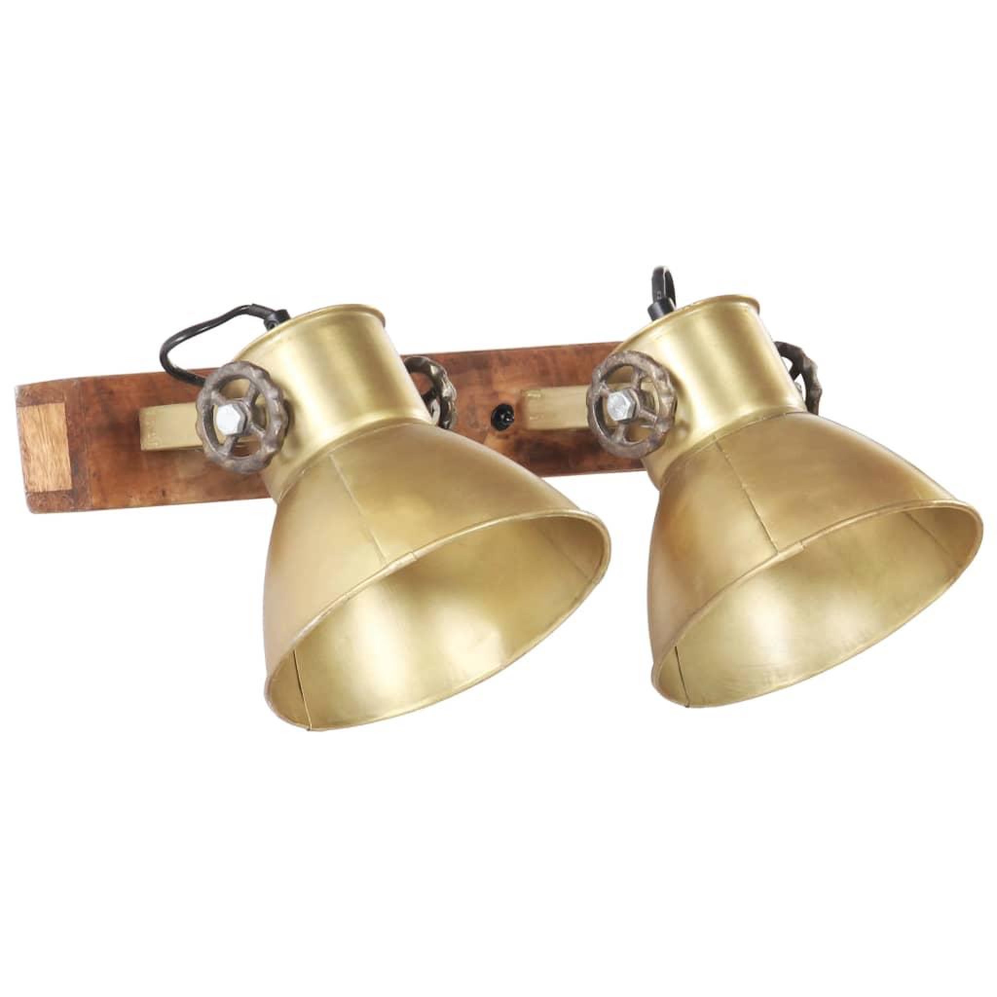 Voir la diapositive 2 : VIDAXL Lampe murale industrielle Laiton 45x25 cm E27