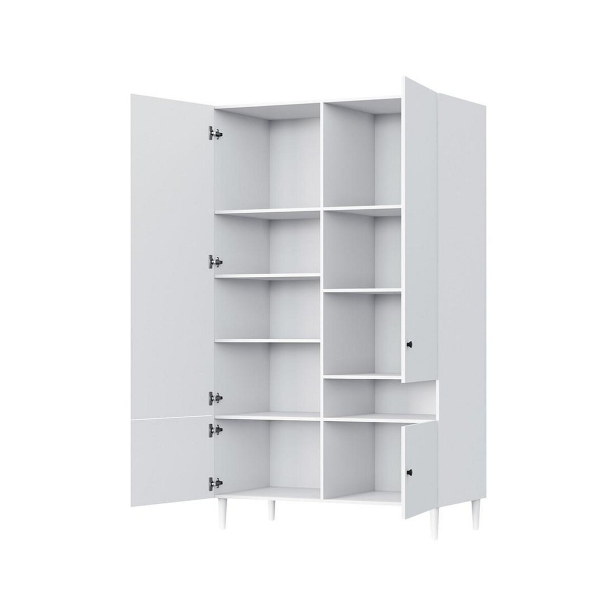 BEST MOBILIER Cleo - lit coffre avec led - 140x200 cm - sommier inclus - en velours