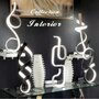 Magnetic land Lampe Design Boucle/ Spirale Gris Métal Collection INTERIOR