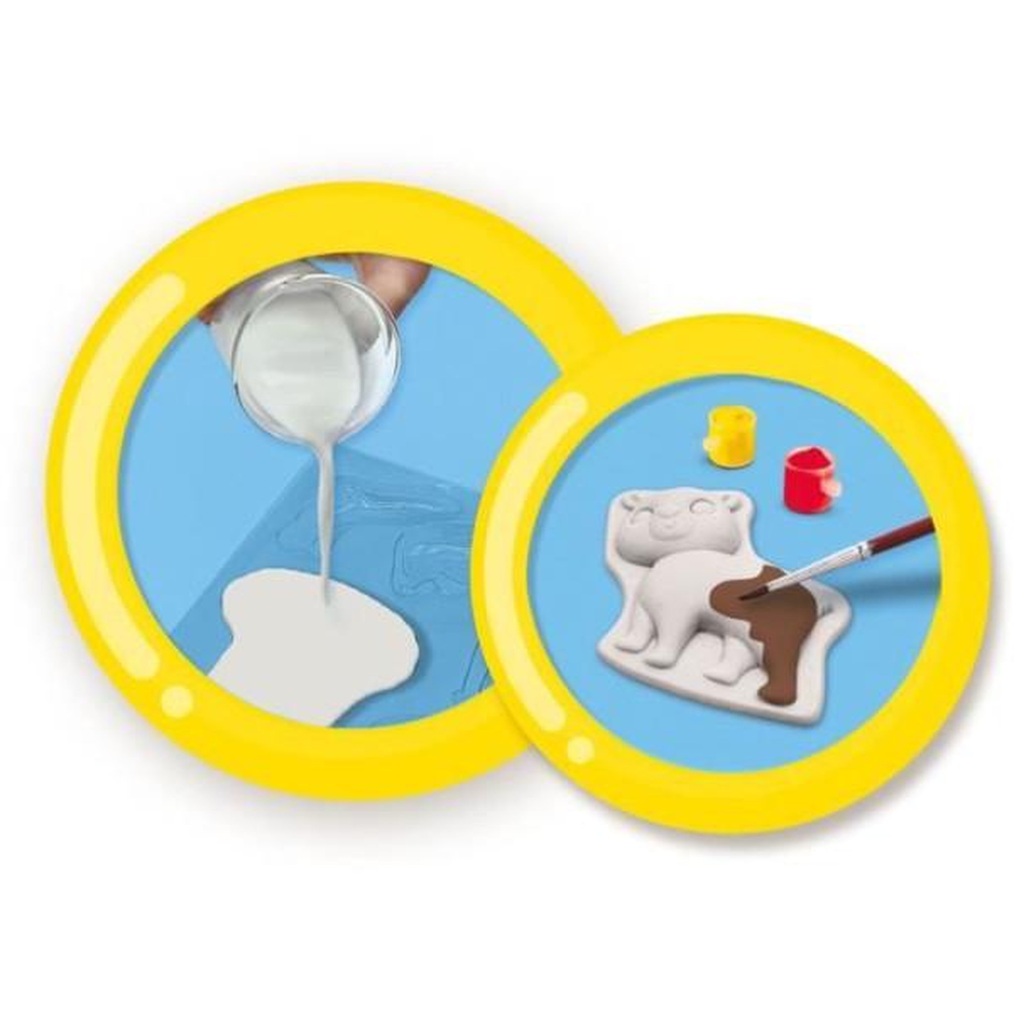 Voir la diapositive 2 : SES Creative Kit de moulage et peinture - SES CREATIVE - Animaux de la foret - Plastique recyclé - a partir de 5 ans - Mixte