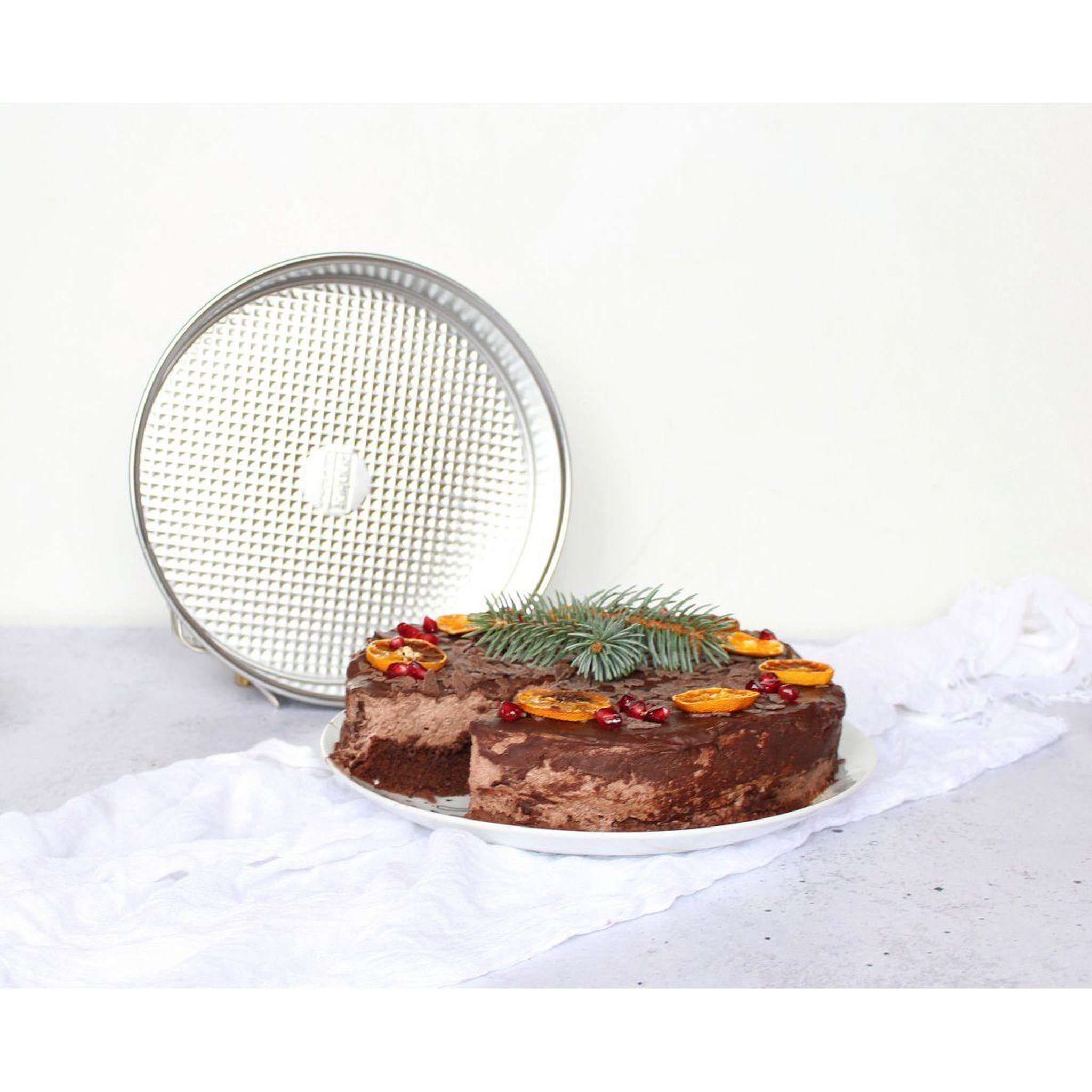 Voir la diapositive 2 : ZENKER Set de 3 moules à manqué à charnière 18,5 cm + 26 cm + 28 cm zenker silver