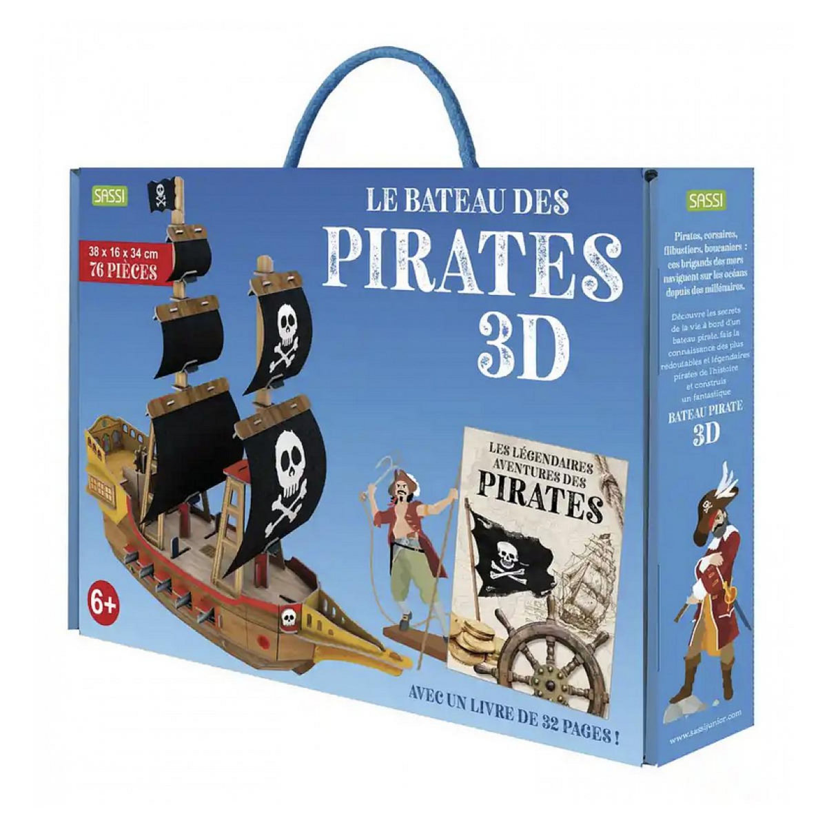 SASSI JUNIOR 3D Model - Le bateau des pirates