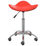 Voir la diapositive 2 : VIDAXL Chaise de bureau Rouge Similicuir