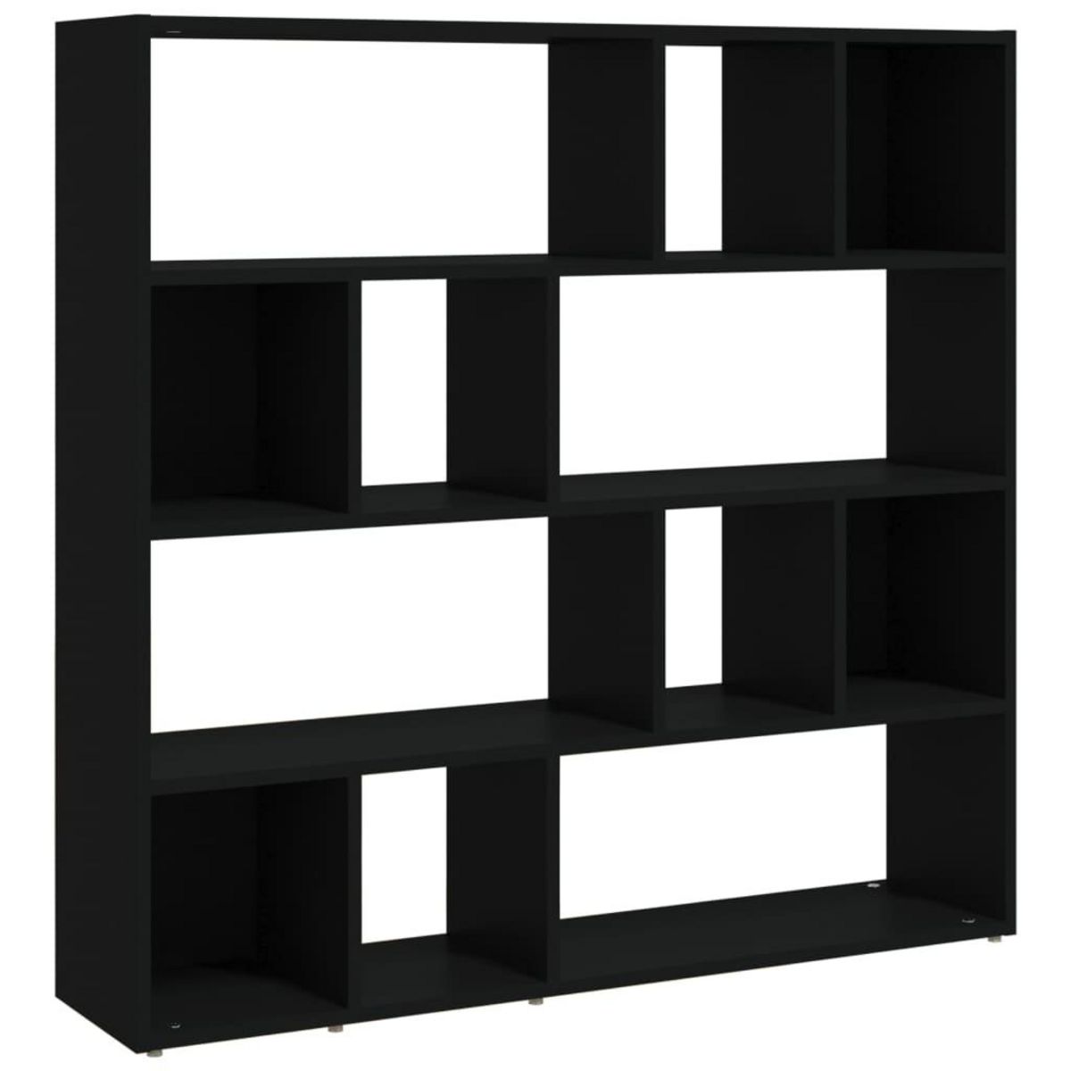 VIDAXL Bibliotheque/Cloison de separation Noir 105x24x102 cm