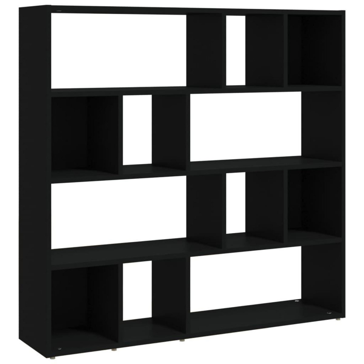 VIDAXL Bibliotheque/Cloison de separation Noir 105x24x102 cm
