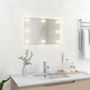 Voir la diapositive 3 : VIDAXL Miroir mural avec lampes LED Rectangulaire Verre