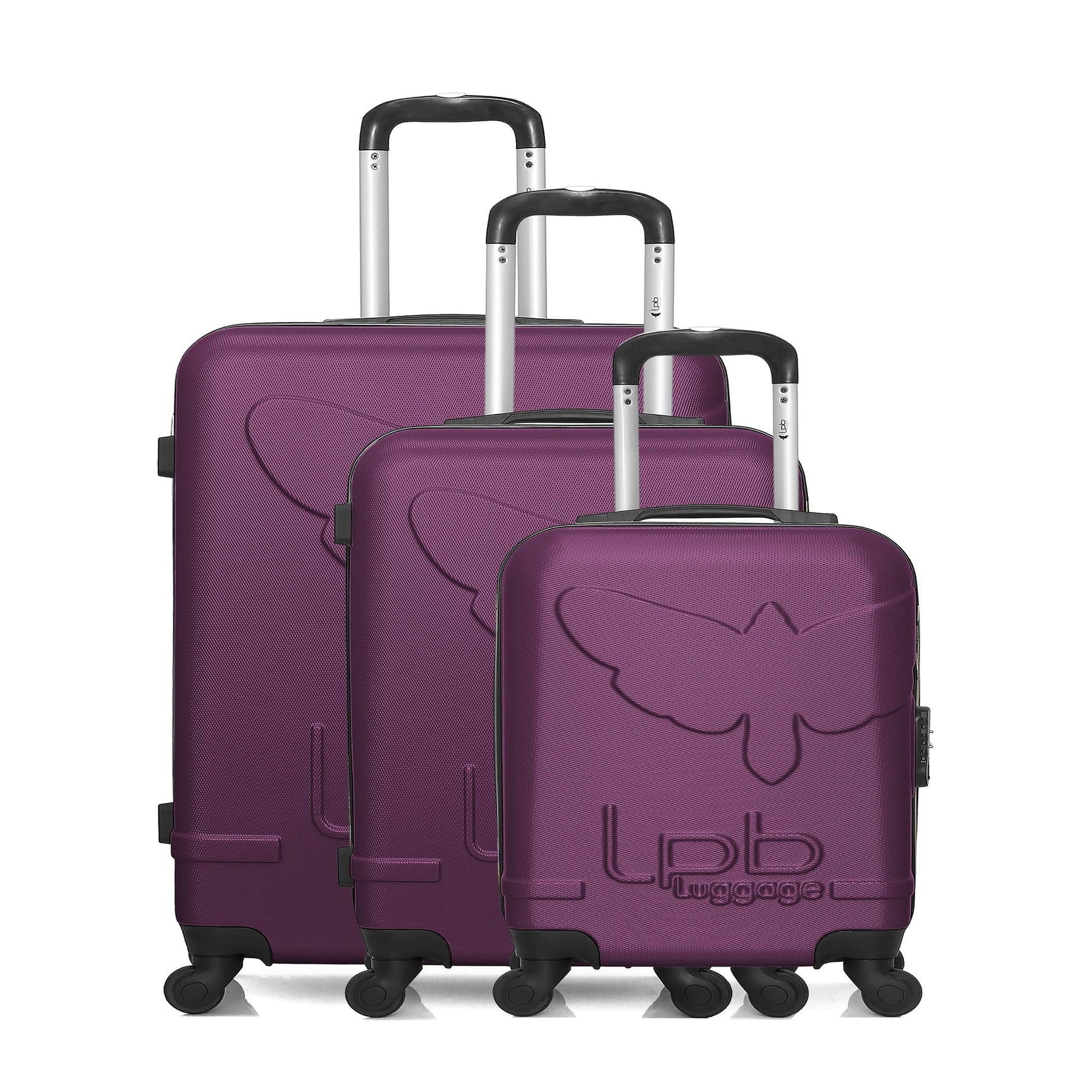 LES P'TITES BOMBES LPB Lpb luggage - set de 3 valises norine-a 70 cm 4 roues