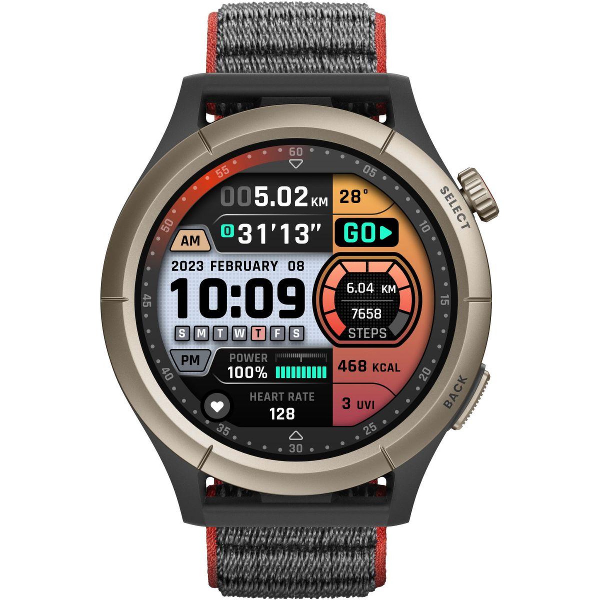 Voir la diapositive 2 : AMAZFIT Montre sport Cheetah pro