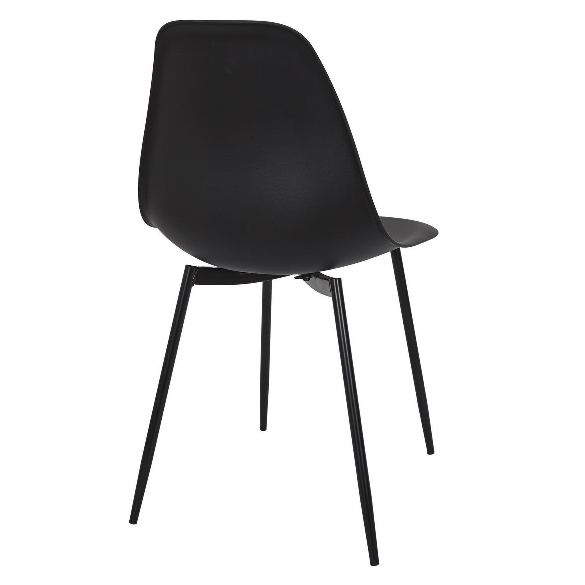 Voir la diapositive 6 : TOILINUX Lot de 6 chaises gustav - noir