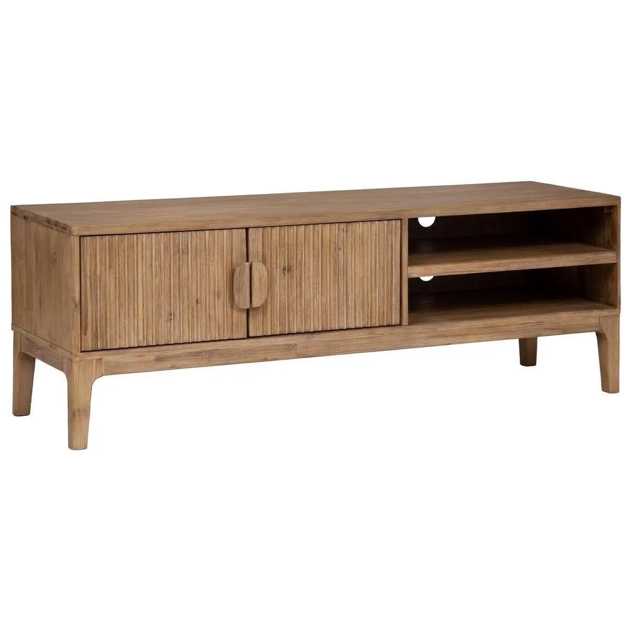 ATMOSPHERA Meuble tv 2 portes design  sabor  160cm beige