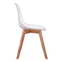 Voir la diapositive 2 : The Home Deco Factory Chaise scandinave transparente - H.86 cm