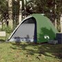 Voir la diapositive 3 : VIDAXL Tente de camping a dome 4 personnes vert impermeable