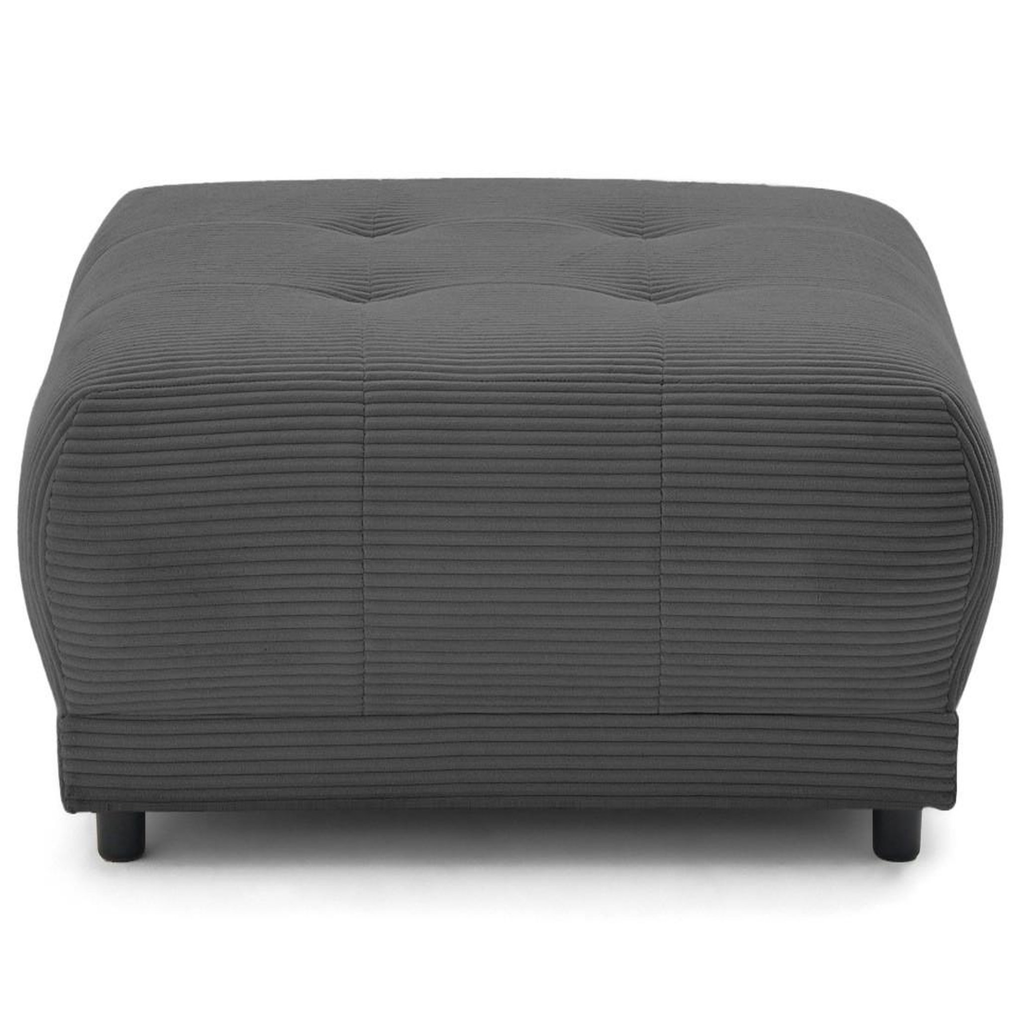 Voir la diapositive 2 : LISA DESIGN Amadora - pouf en velours côtelé