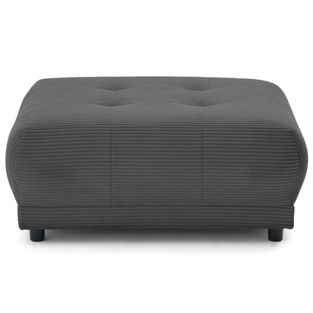 LISA DESIGN Amadora - pouf en velours côtelé