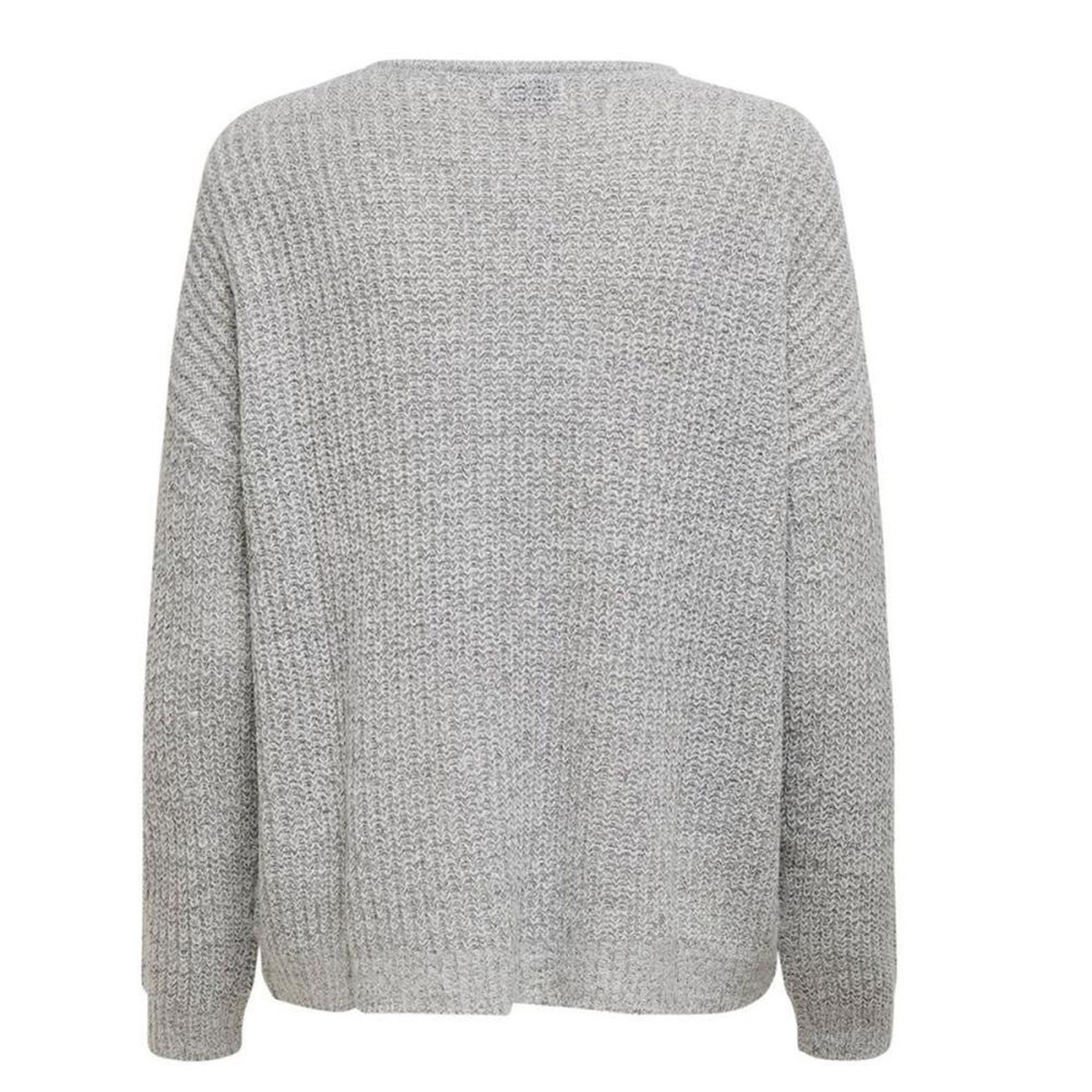 Voir la diapositive 2 : JACQUELINE DE YONG Pull gris chiné femme Jacqueline de Yong MEGAN