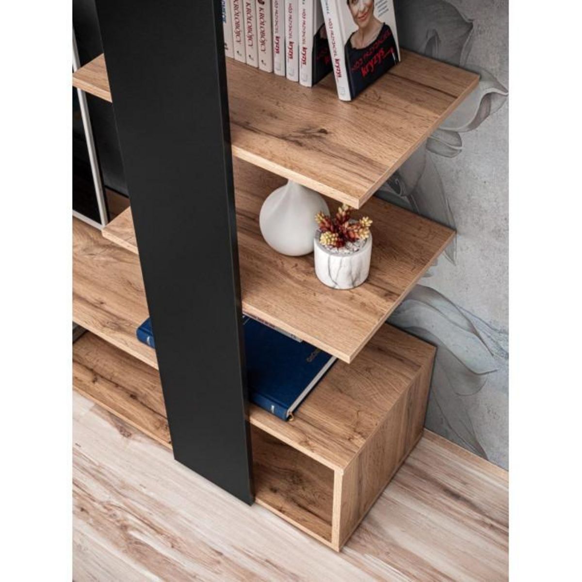 Paris Prix Ensemble Meuble TV Design  Eko  190cm Naturel & Noir