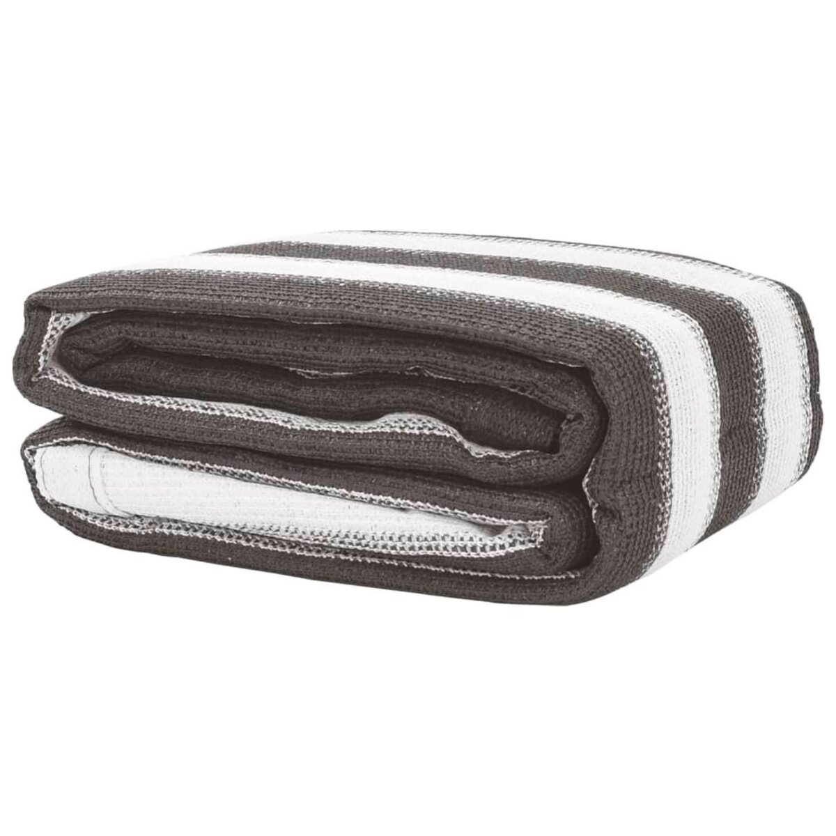 VIDAXL Tapis de tente 250x600 cm Anthracite et blanc