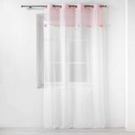 Paris Prix Rideau Voilage à Œillets  Elfika  140x240cm Blanc