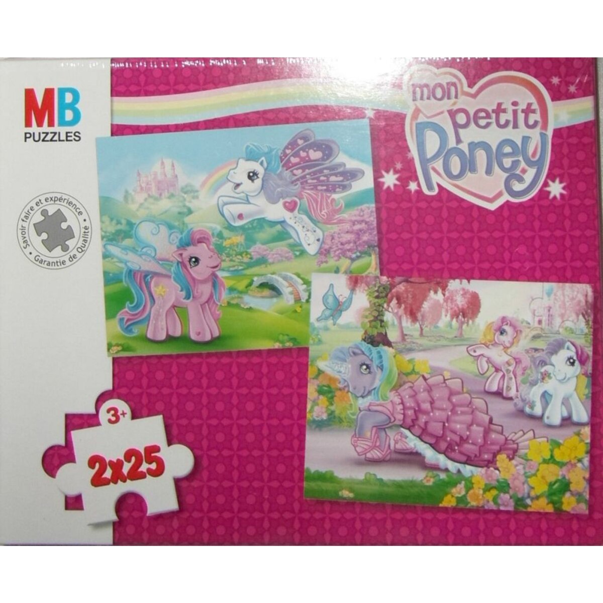 MB JEUX Lot de 2 puzzles classique 25 pièces - My Little Pony