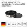 Voir la diapositive 4 : DR.OETKER Moule à manqué et à savarin double fond 26 cm Dr.Oetker Tradition