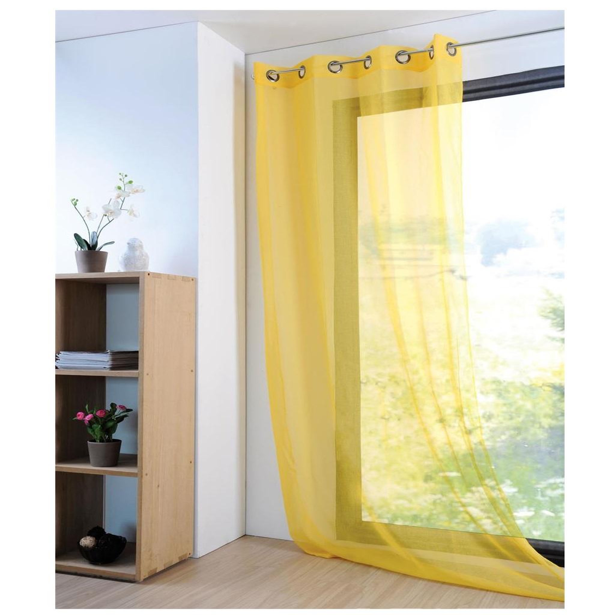 Voir la diapositive 2 : Eden Voilage uni collection mona design et moderne