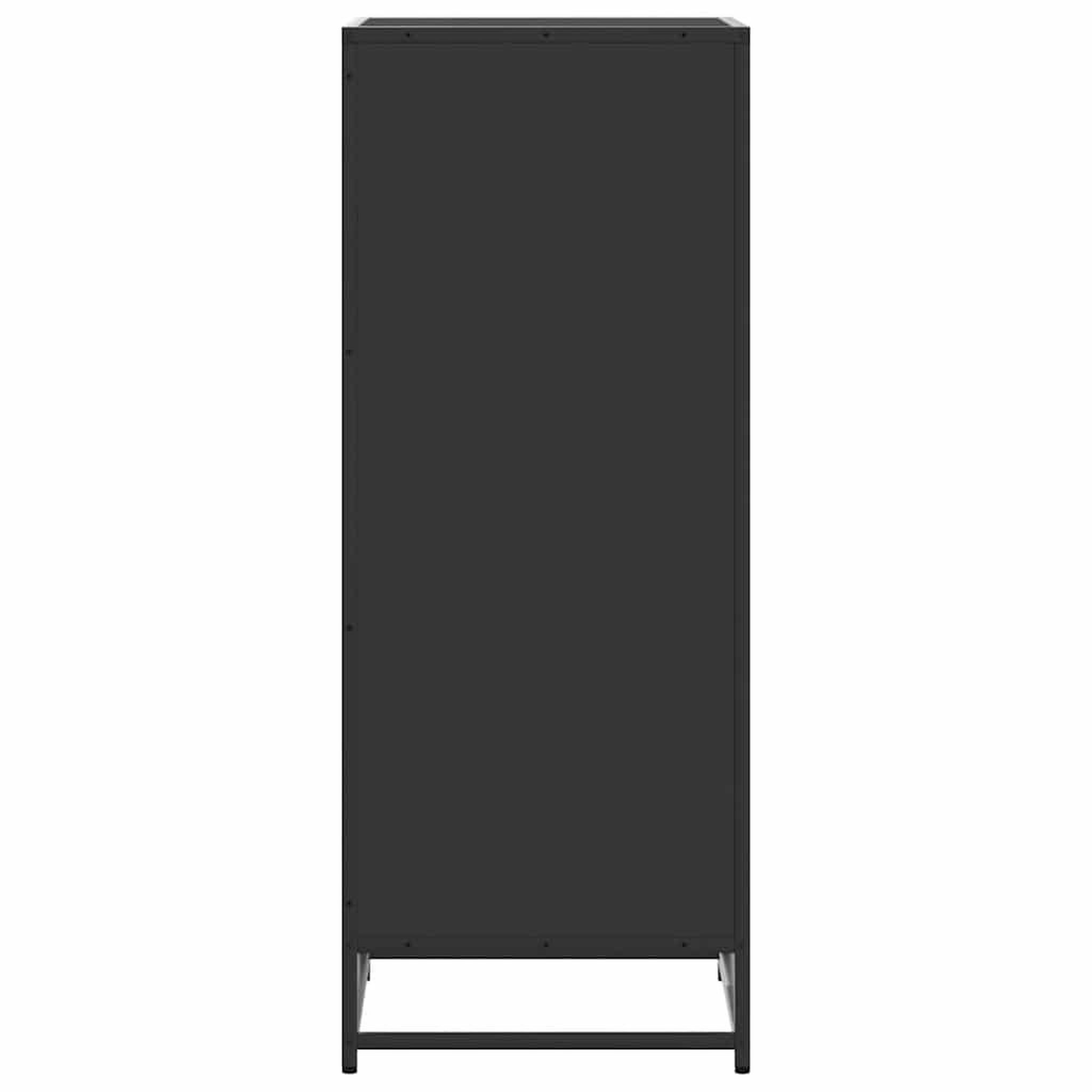 Voir la diapositive 5 : VIDAXL Etagere a chaussures noir 48x38x97,5 cm bois d'ingenierie