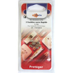 Profile 3 fusibles verre rapide 3.15A
