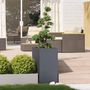 Voir la diapositive 3 : VIDAXL Jardiniere anthracite 40x80x80 cm acier