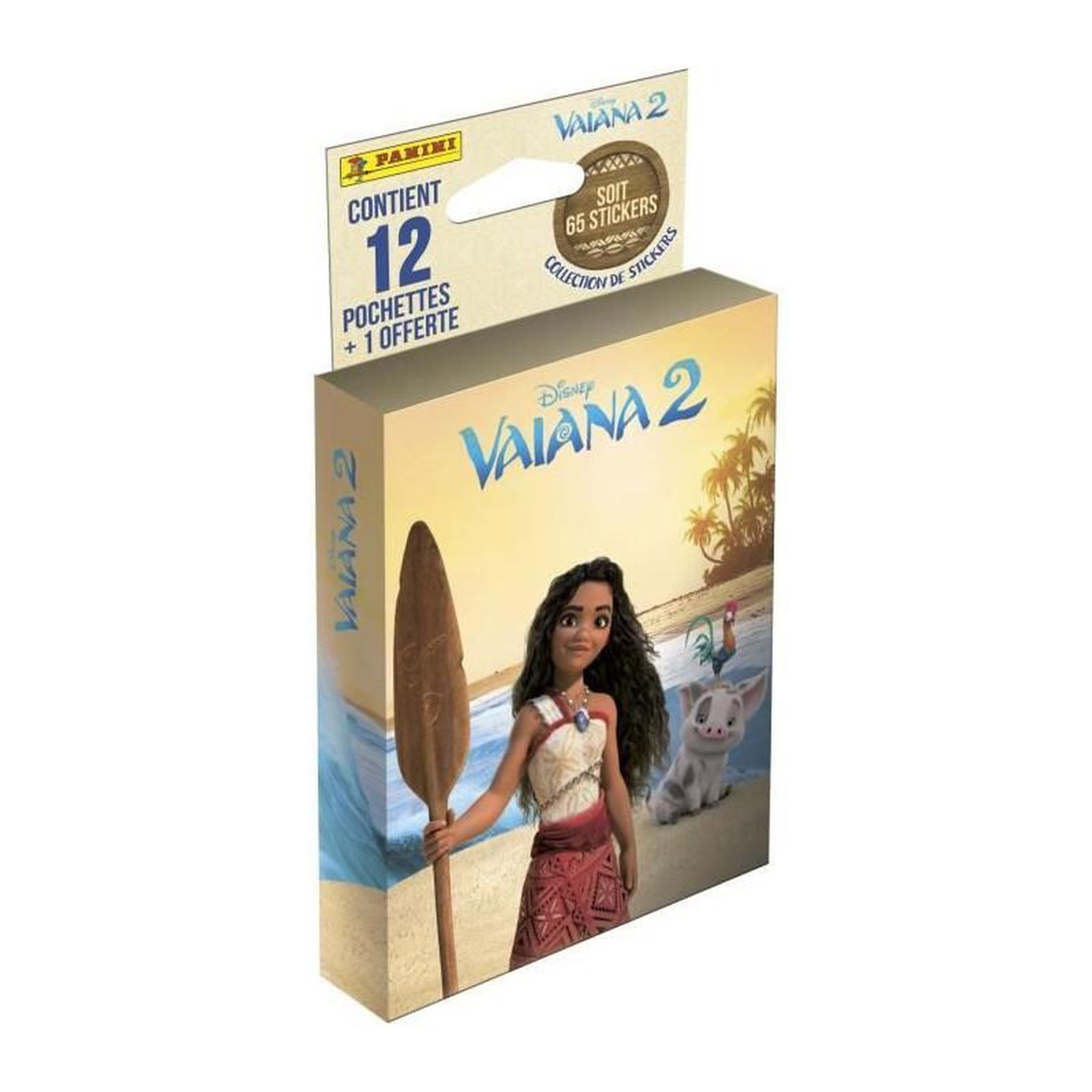 Voir la diapositive 3 : Panini Blister - PANINI - Vaiana 2 - 12 pochettes - 1 offerte - 65 stickers