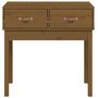 Voir la diapositive 3 : VIDAXL Table console Marron miel 76,5x40x75 cm Bois massif de pin