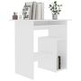Voir la diapositive 3 : VIDAXL Bureau Blanc 80x45x74 cm Bois d'ingenierie