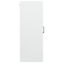 Voir la diapositive 4 : VIDAXL Armoire murale suspendue Blanc 69,5x34x90 cm