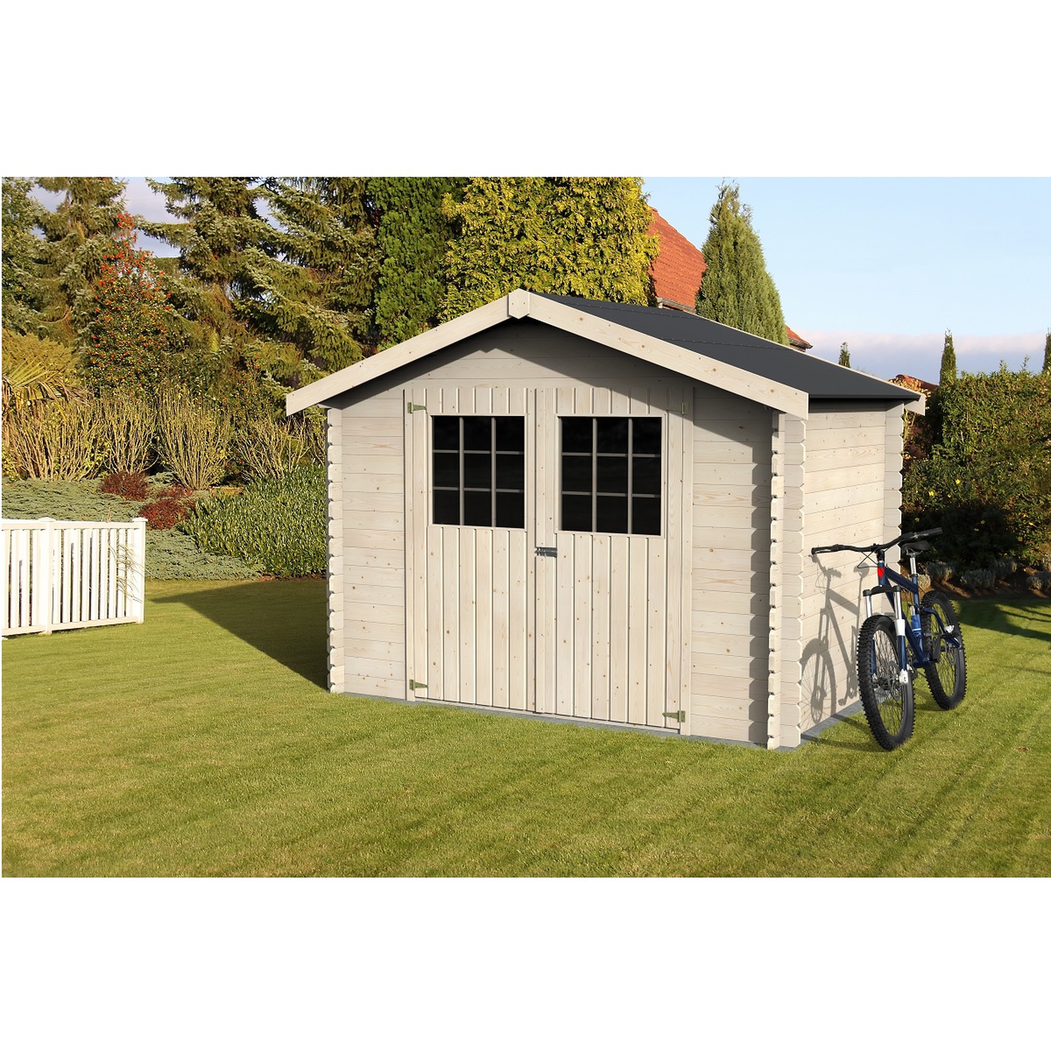 Voir la diapositive 1 : DECOR ET JARDIN Abri de jardin bois - 4.70m² - LOFOTEN