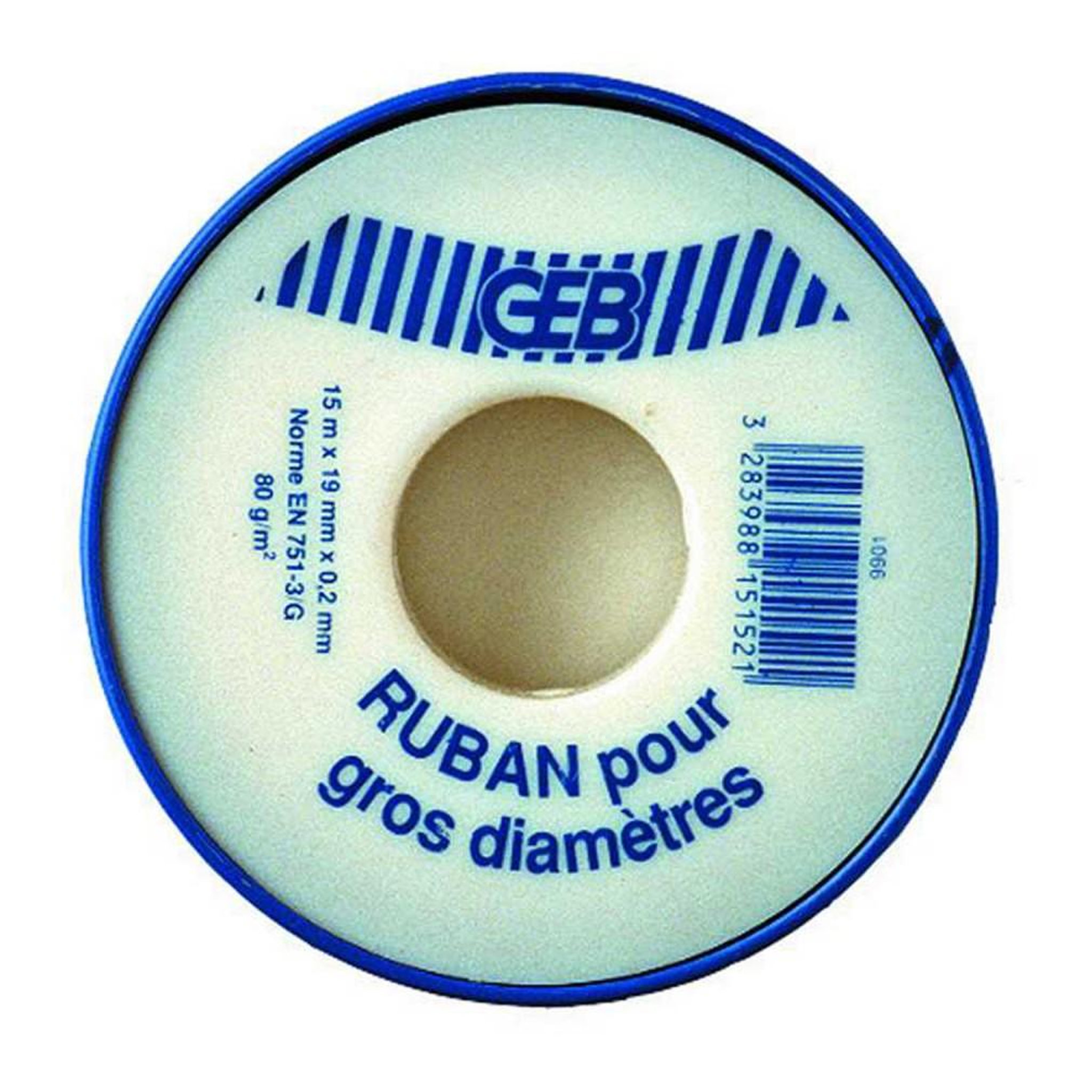 Geb Ruban téflon ep.0.2 x l.19 mm x l.15 m GEB