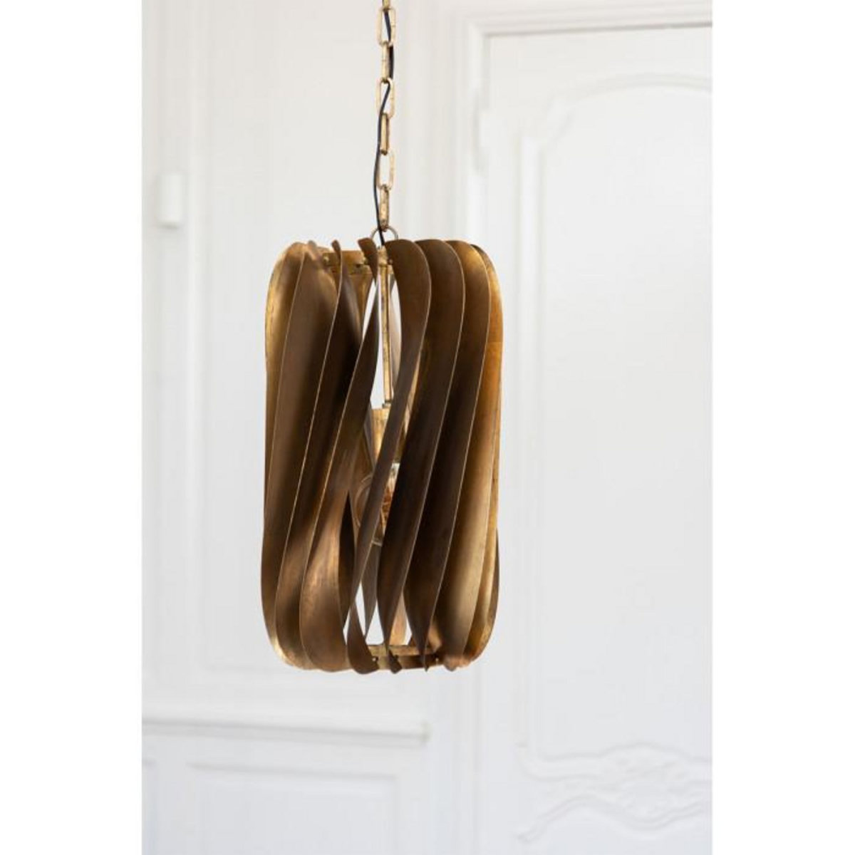 Paris Prix Lampe Suspension Design en Métal  Tina  156cm Or