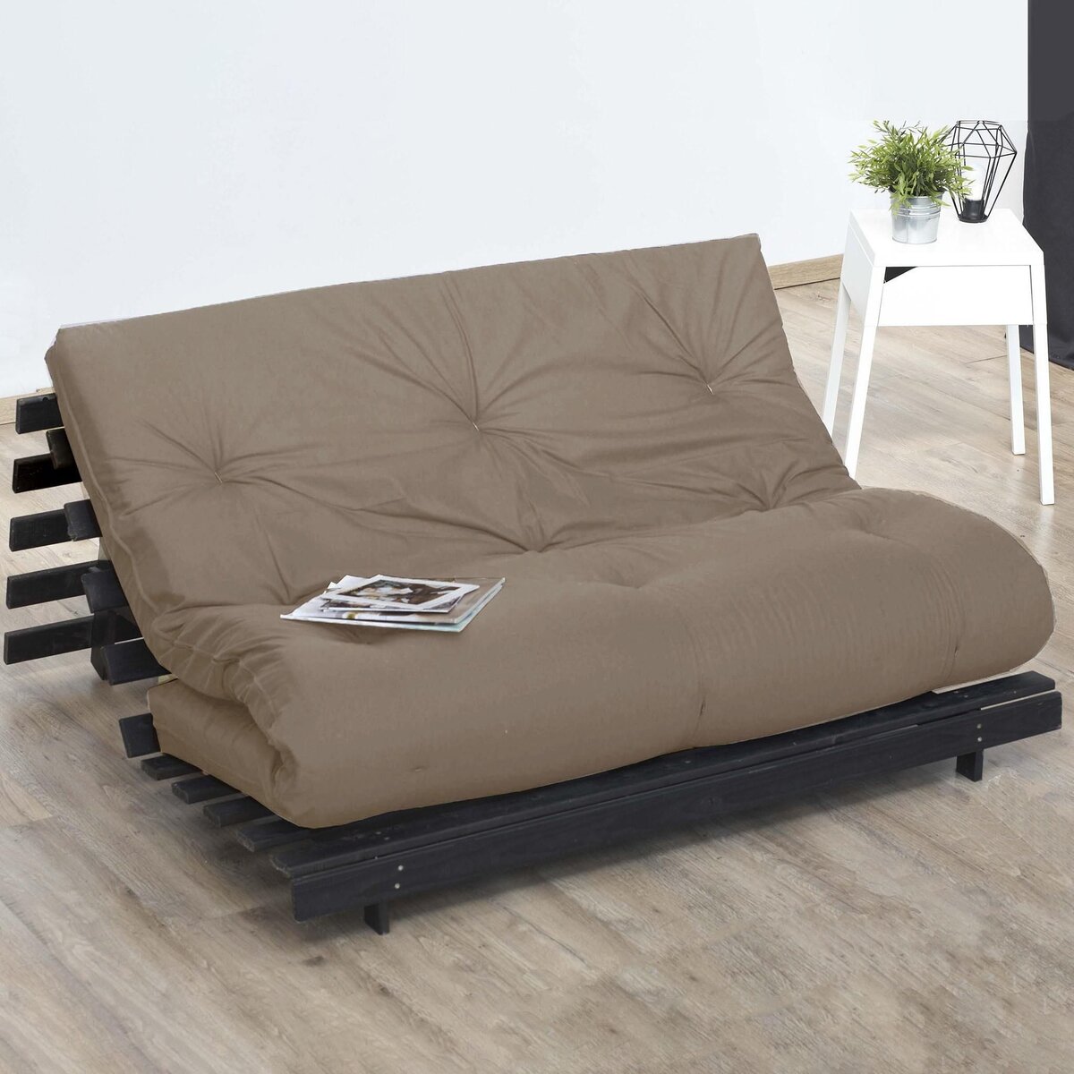 IDLITERIE Matelas futon latex et fibres, fabrication française