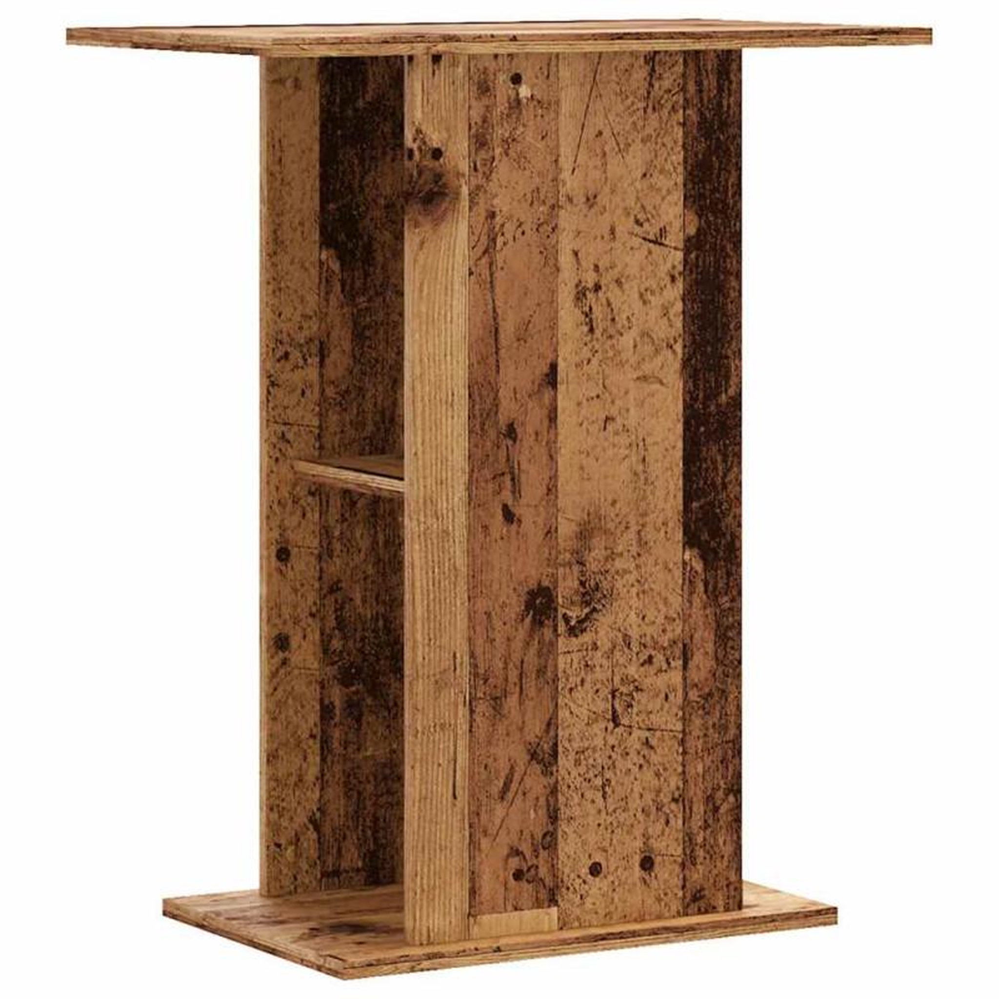 Voir la diapositive 6 : VIDAXL Support d aquarium vieux bois 36x60,5x72,5 cm bois d ingénierie