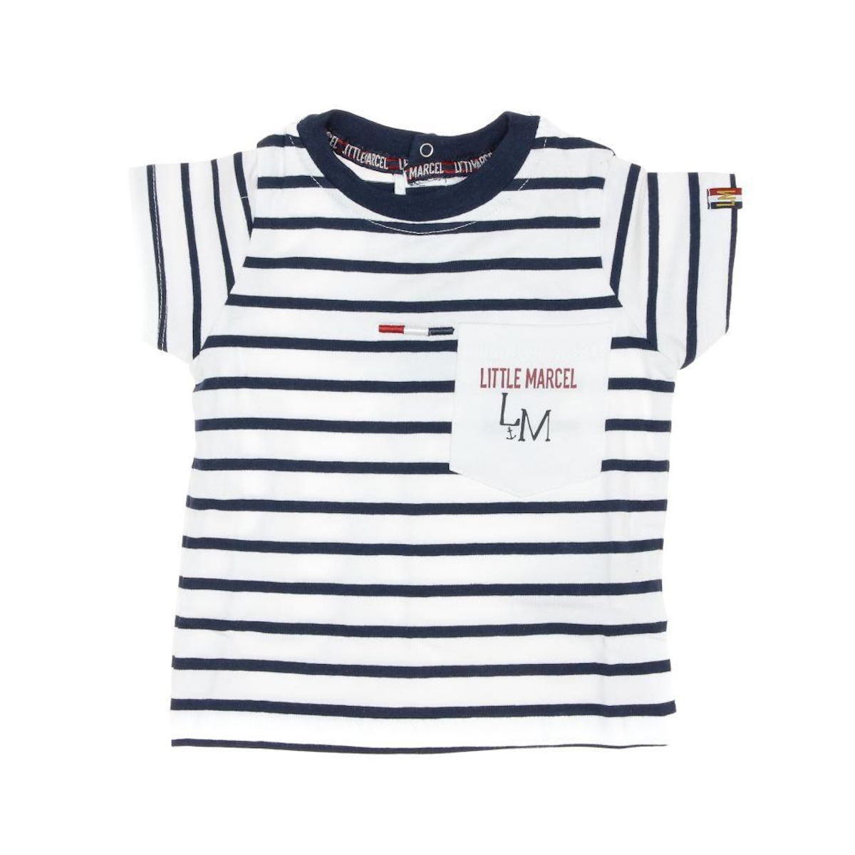 Little Marcel T shirt /Marine Garçon Little Marcel LMEV0026