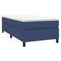 Voir la diapositive 3 : VIDAXL Sommier a lattes de lit avec matelas Bleu 80x200 cm Tissu