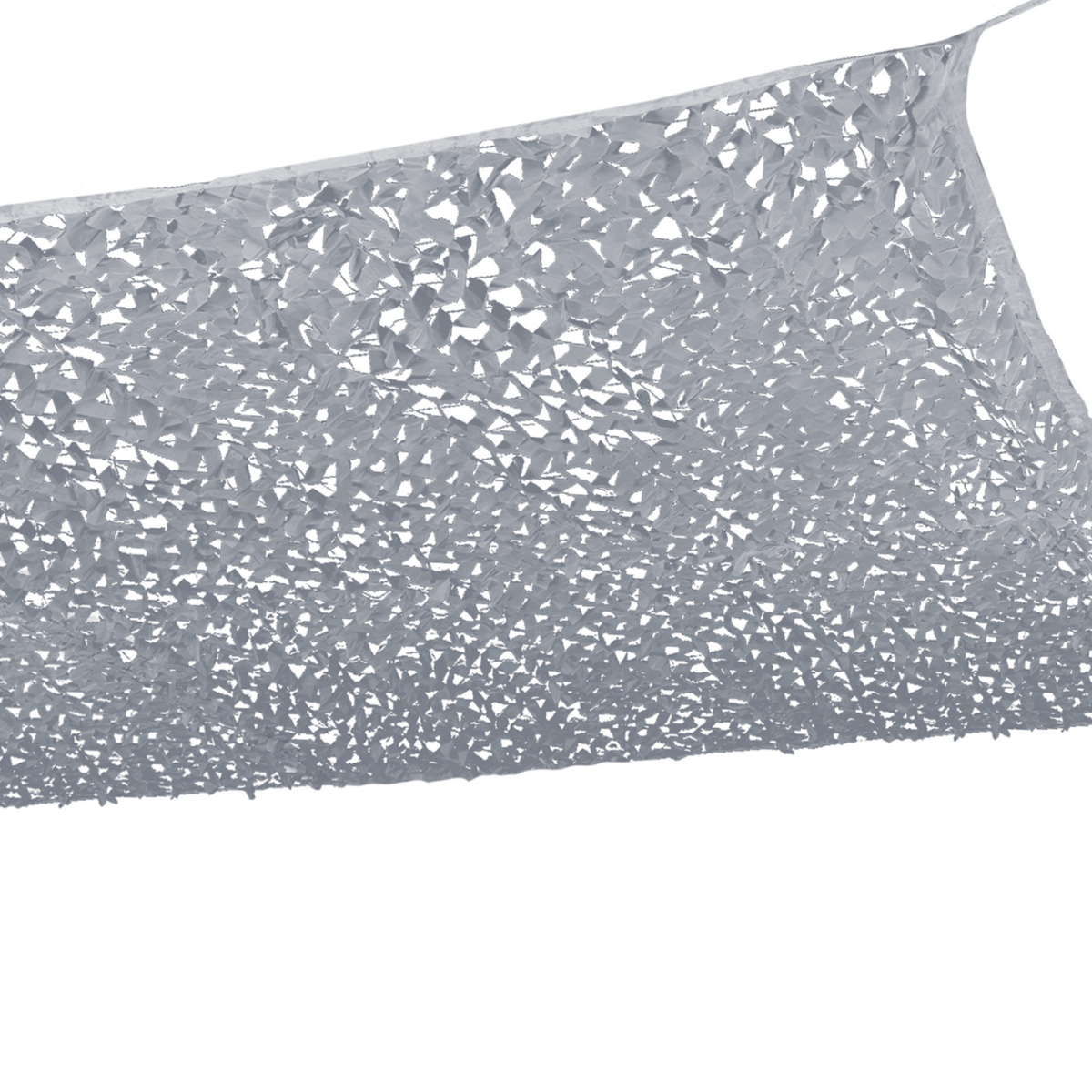 ID MARKET Voile d'ombrage rectangulaire design ombrière camouflage 4x6 M gris clair