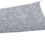 Voir la diapositive 1 : ID MARKET Voile d'ombrage rectangulaire design ombrière camouflage 4x6 M gris clair