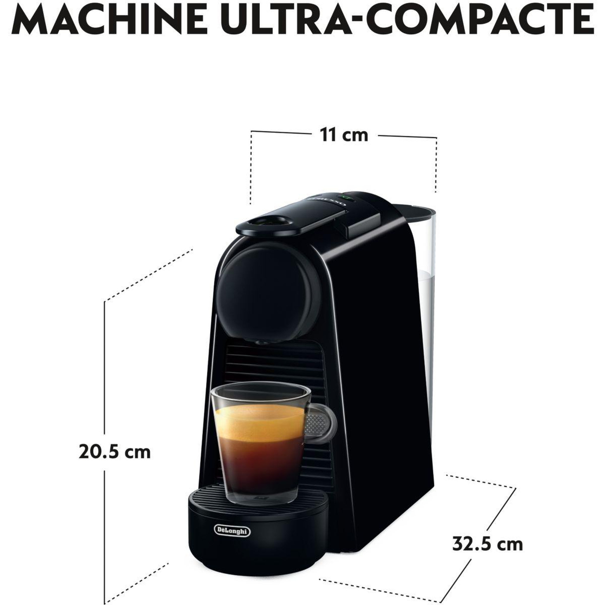 Voir la diapositive 5 : DELONGHI Nespresso essenza mini noir en85.b