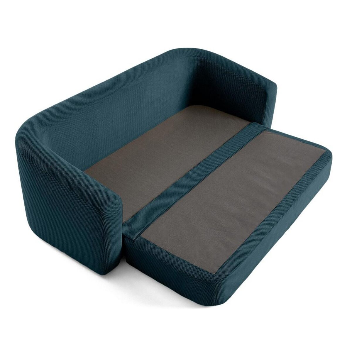 BEST MOBILIER Nuvia - canapé convertible déplimousse 3 places en velours texturé