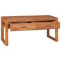 Voir la diapositive 2 : VIDAXL Meuble TV 100x40x45 cm Bois de teck