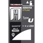 TECHMAN Agrafes 6 mm - type C