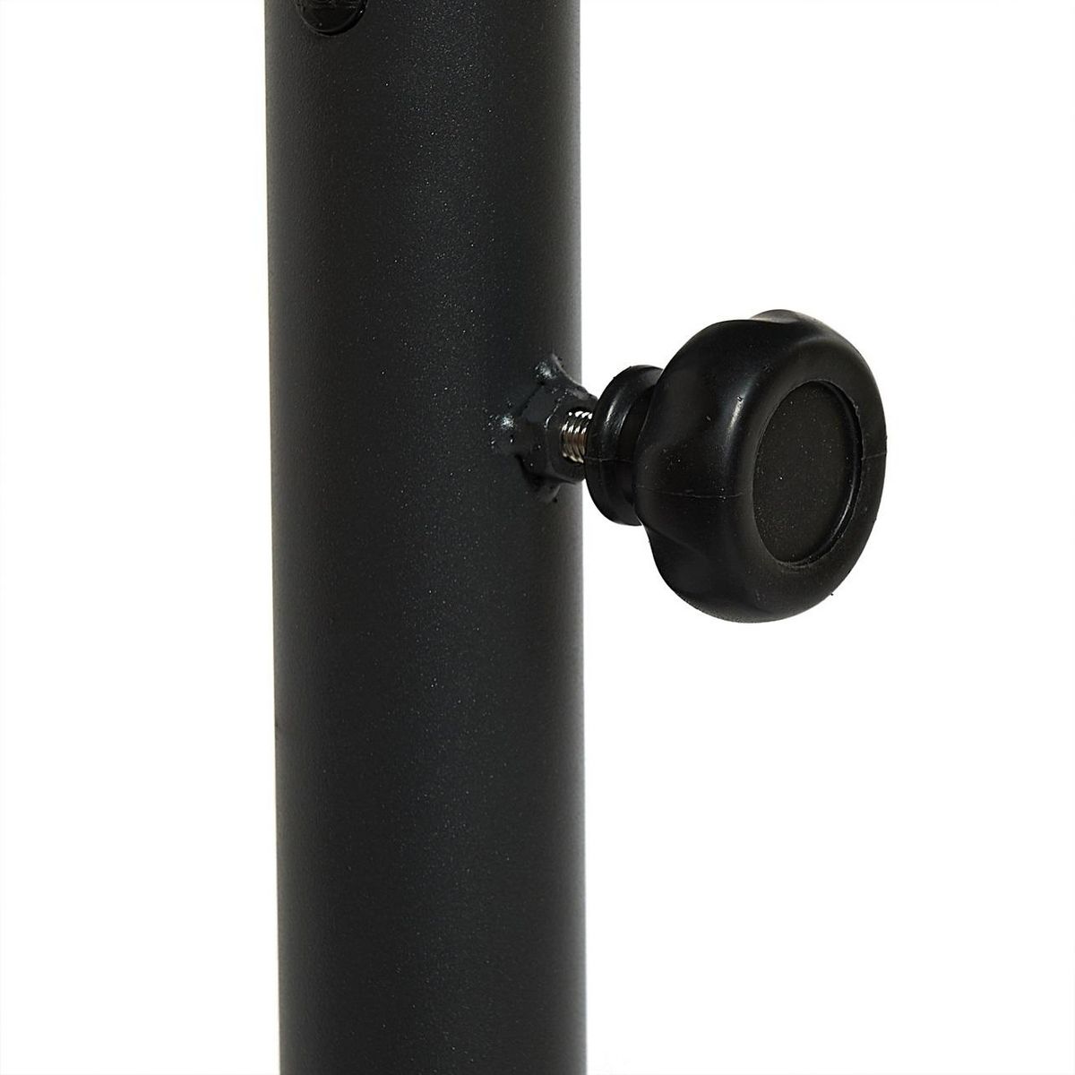 Parasol déporté à LED diam 3m gris clair UMBERTO