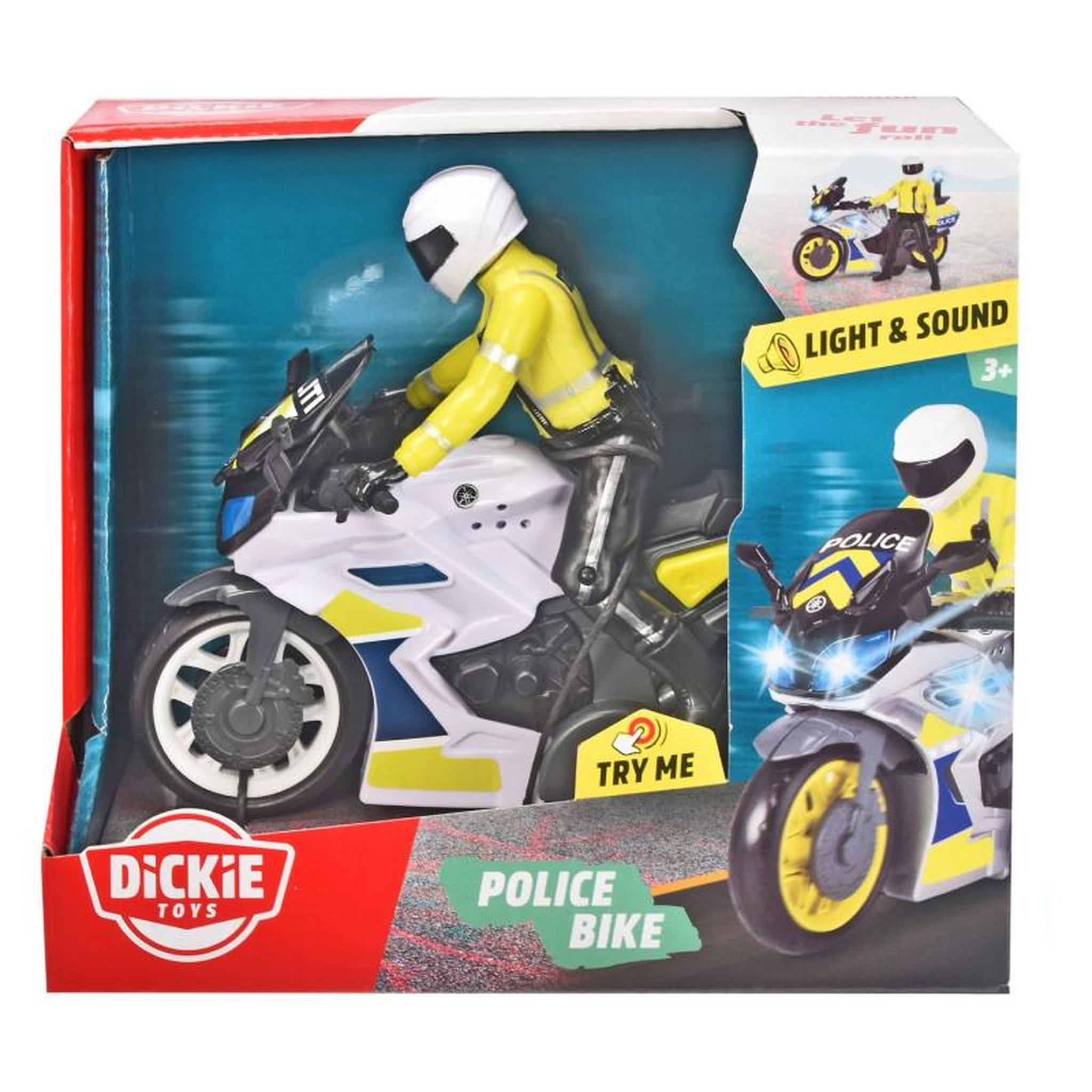 Voir la diapositive 2 : Dickie Dickie Police Motorcycle with Cop 203712018