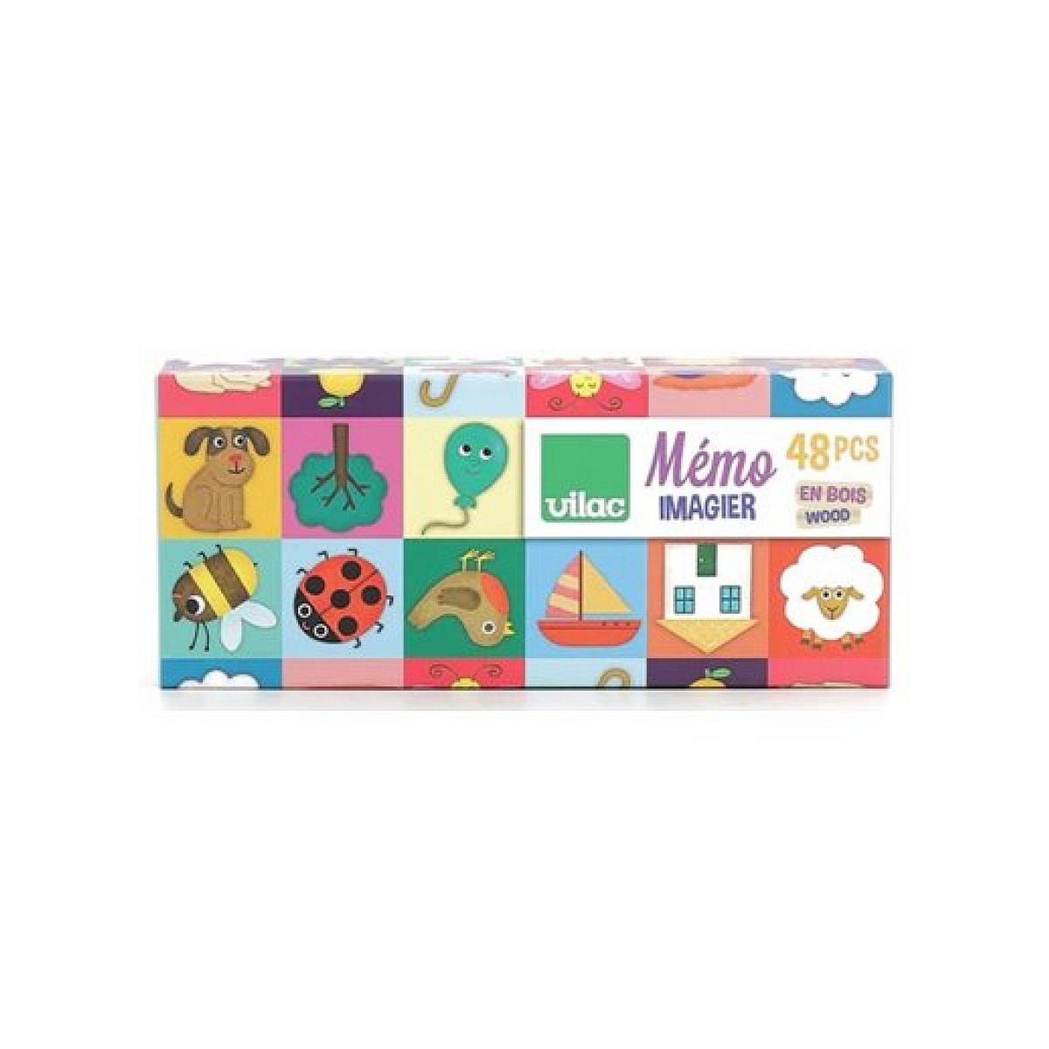 Vilac Memory imagier en bois melusine