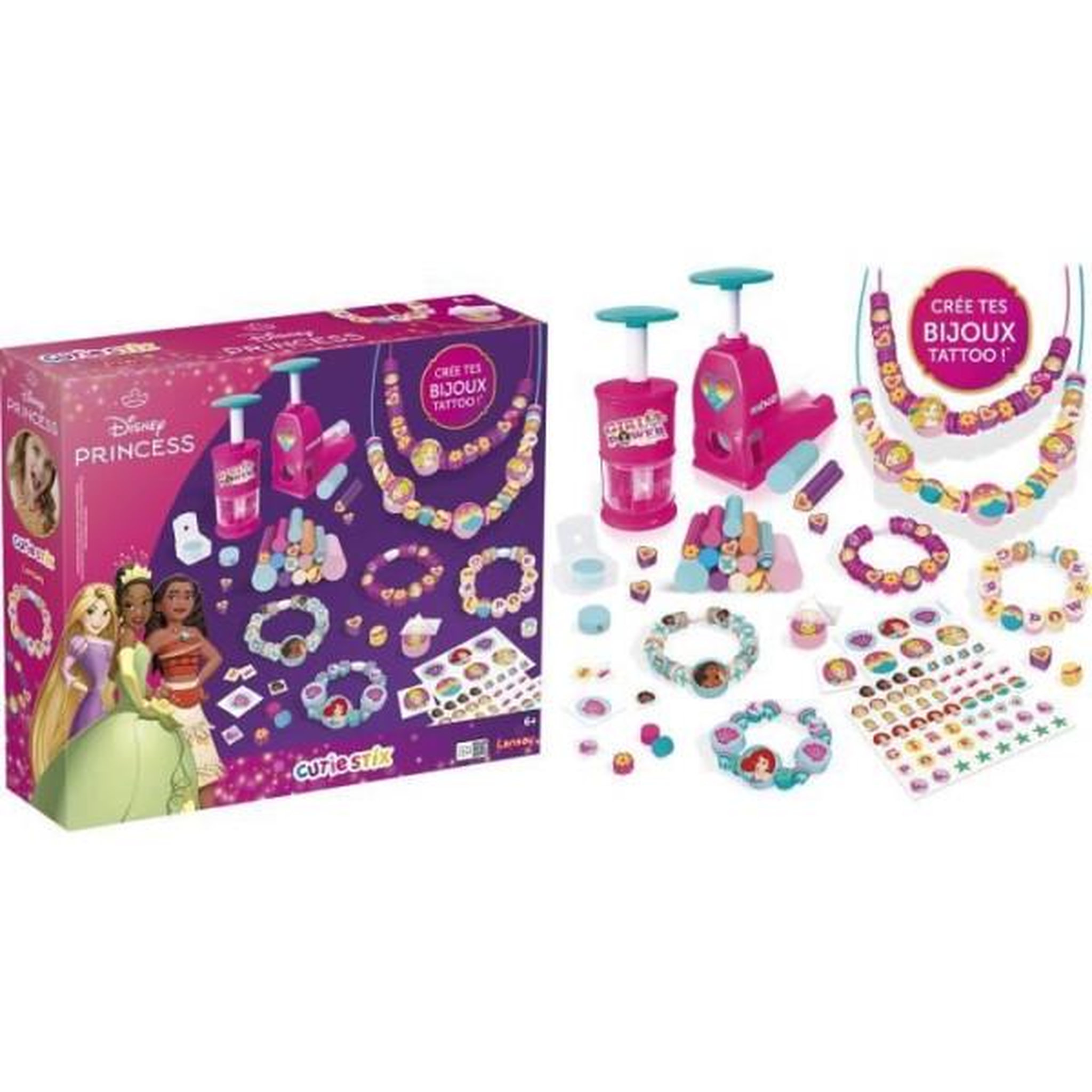 Voir la diapositive 6 : LANSAY Atelier créatif - LANSAY - Disney Princess - 14 Stix - Découpe et perçage - Des 6 ans